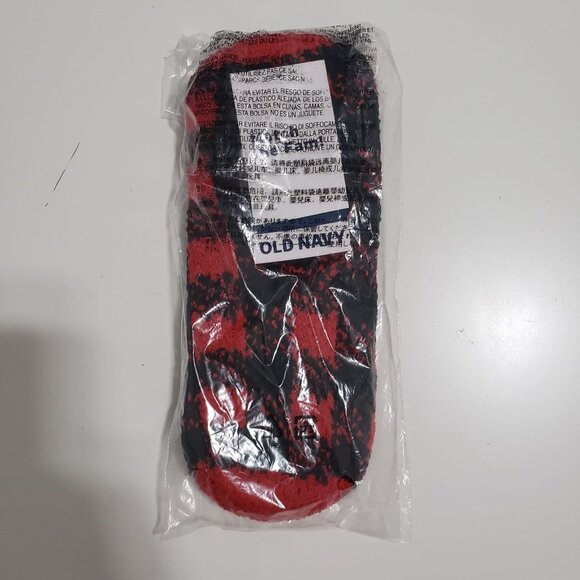 NWT Old Navy Cozy Gripper-Dot No-Show Socks for Women in Red Gingham‎ - Picture 2 of 4